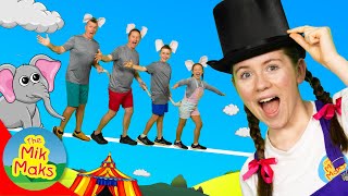 Five Little Elephants Balancing 🐘🐘🐘🐘🐘 | Kids Nursery Rhymes