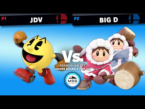 GrandSlam #11 / JDV (Pac-Man) Vs. Big D (Ice Climbers) (Losers Round 5 [Top 32])