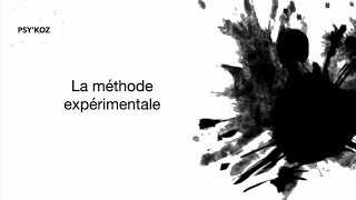 Cours de psycho : La méthode expérimentale (en psychologie)