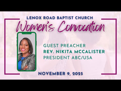 LRBC Sunday Worship Service|  Women's Convocation|11. 09. 25