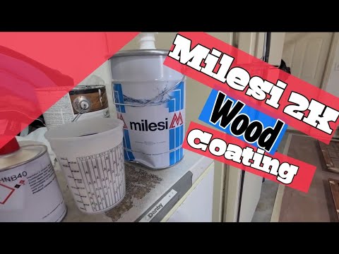 Milesi's 2k Wood Coatings: How To Spray