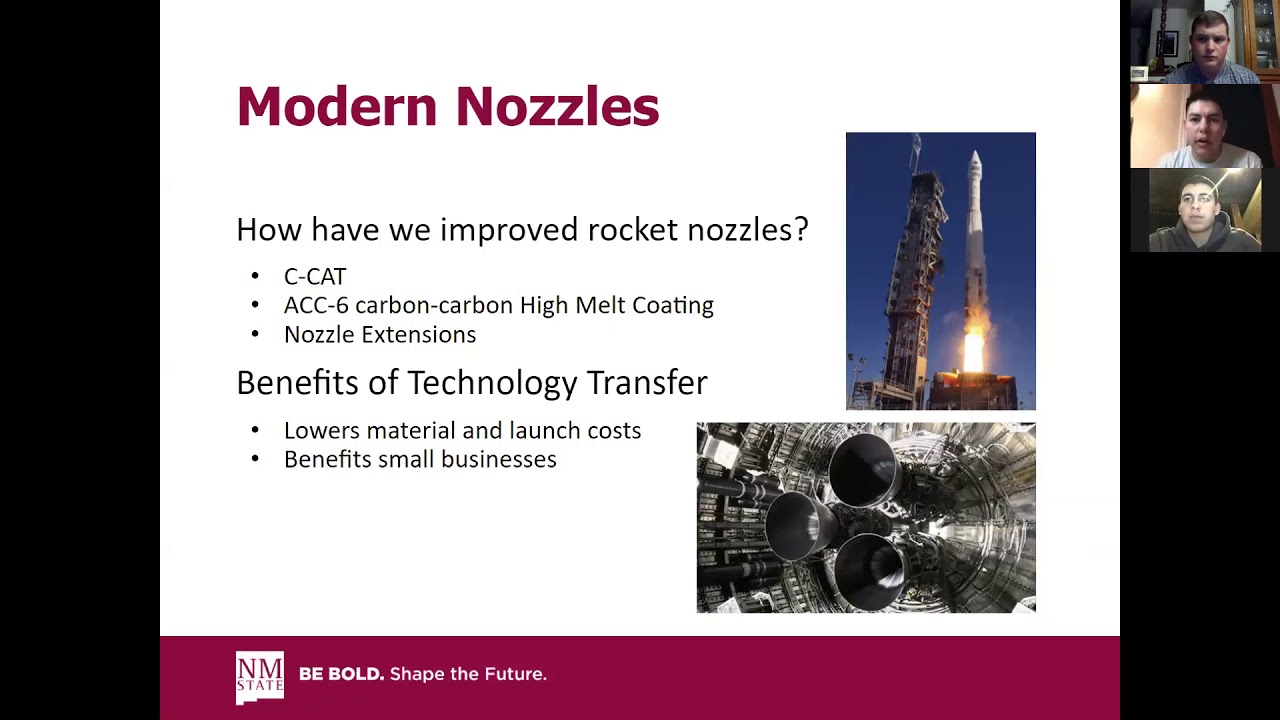 NMSU CHME 361 Materials Moment: Rocket Nozzles