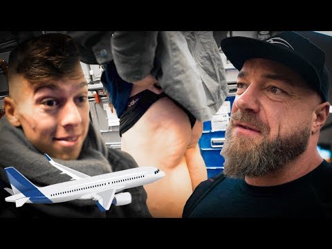 Im Flugzeug - Johannes zwingt mich zum Formcheck! 2 DAYS OUT Mr. Olympia