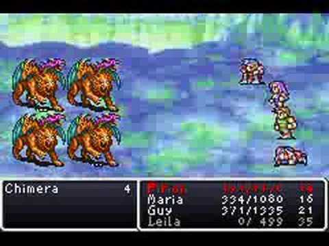 Final Fantasy II DOS Boss Battle #5 - Chimera