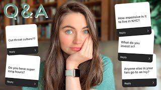 Q&A: My NEW Consulting Job, NYC Prices, Company Culture, Investing my Money, Travel, Movies, & More