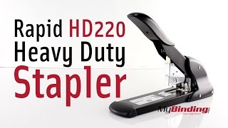 Staple 220 Sheets - Rapid HD220 Heavy Duty Stapler