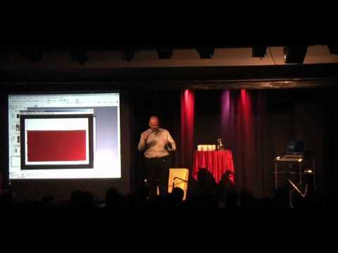 Georgios Papastefanou beim 3. science SLAM karlsruhe