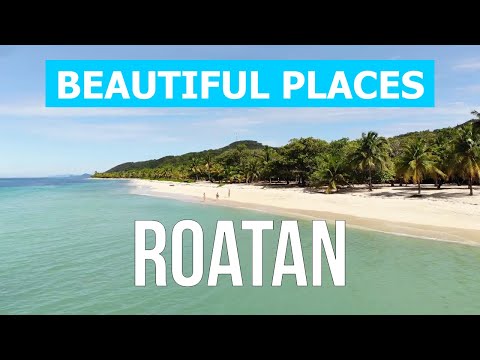 Island of Roatan, Honduras | Travel, trip, review, holidays, rest, tour, places | Drone 4k video