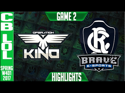 KINO vs REMO Game 2 - CBLoL W4D1 Spring 2017 - KINO vs REMO G2