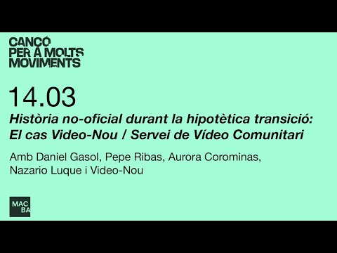 HISTORIA NO-OFICIAL DURANTE LA HIPOTÉTICA TRANSICIÓN: EL CASO VIDEO-NOU / SERVEI DE VÍDEO COMUNITARI