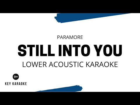Still Into You (Lower Key) Acoustic Guitar Karaoke/Instrumental Paramore