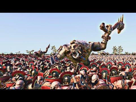 2 MILLION ORCS & GIANT TROLL INVADE ROMAN EMPIRE - Epic Battle Simulator 2 - UEBS 2