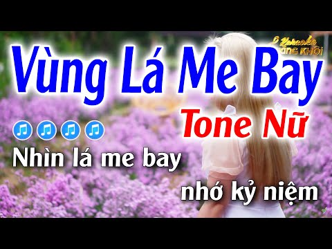 Vùng Lá Me Bay Karaoke Tone Nữ - F#m ( Beat Phối Mới ) Đăng Khôi Karaoke