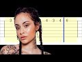 Kehlani - Honey (Easy Guitar Tabs Tutorial)