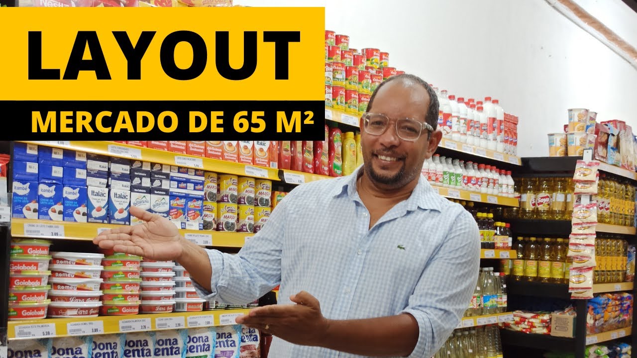 Layout de Mercado de 65m² - Ney Layout