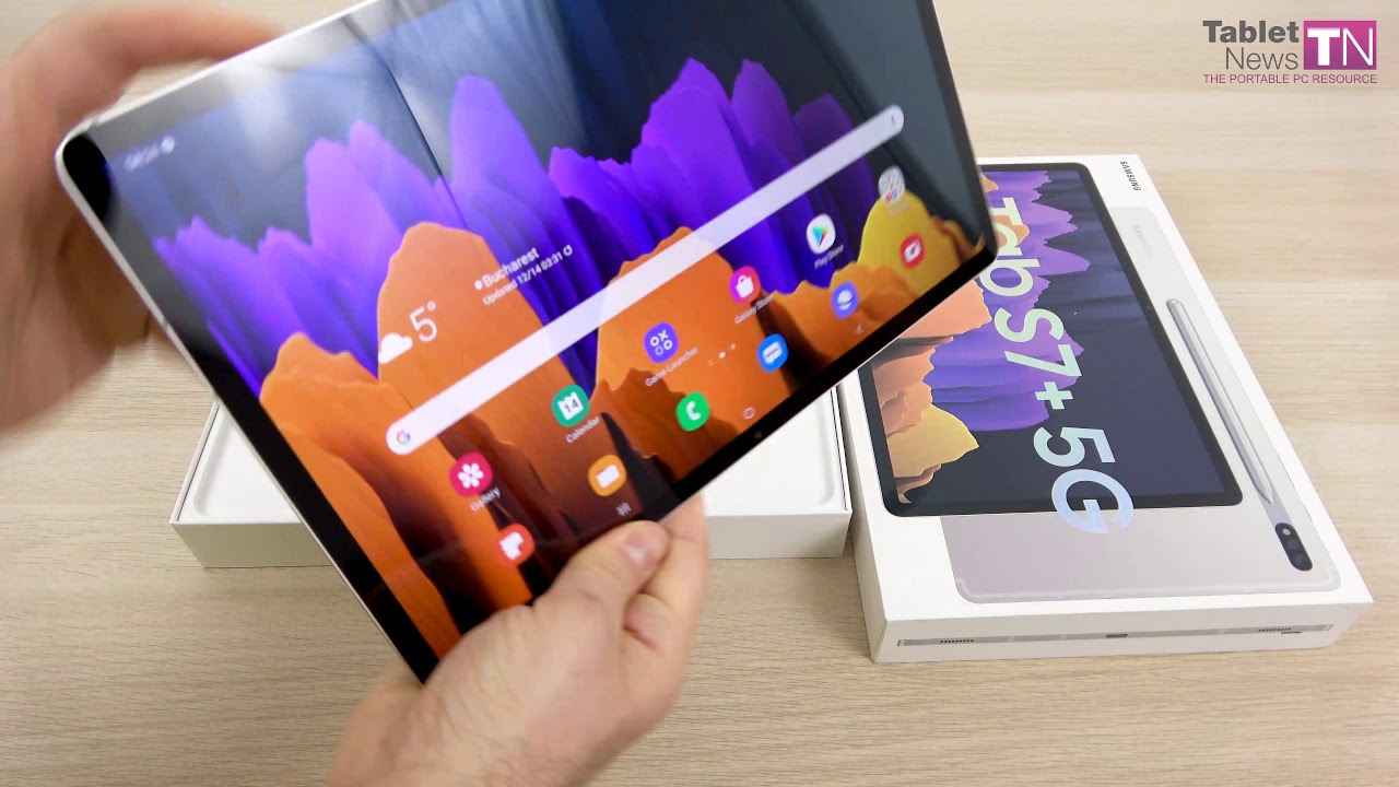 Samsung Galaxy Tab S7+ 5G Unboxing (5G Tablet With 120 Hz Screen, Stylus)