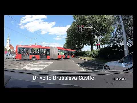 Drive to Bratislava Castle, Slovakia | Dashcam Video of Driving in Slovakia
