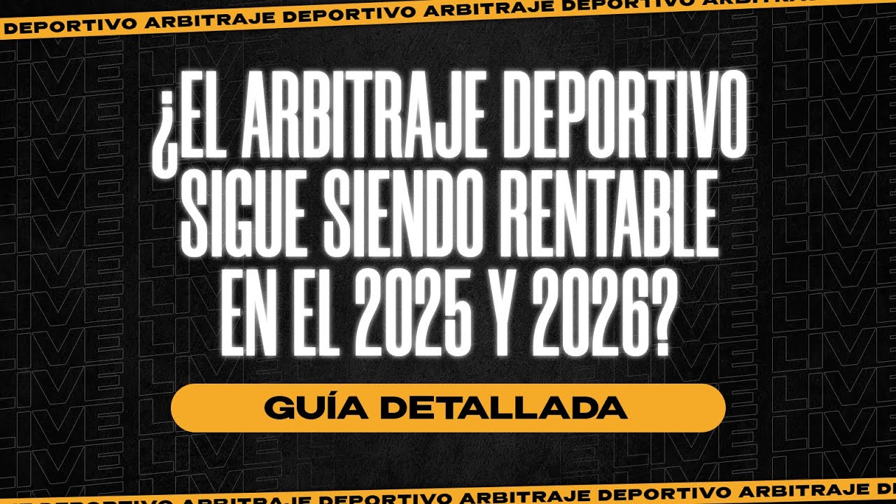 🔴¿El ARBITRAJE DEPORTIVO sigue SIENDO RENTABLE en el 2025 y 2026?🏀⁉️