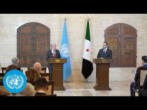 Video Thumbnail: Syria: Opportunity to build a more stable, prosperous future - UN Chief | United Nations