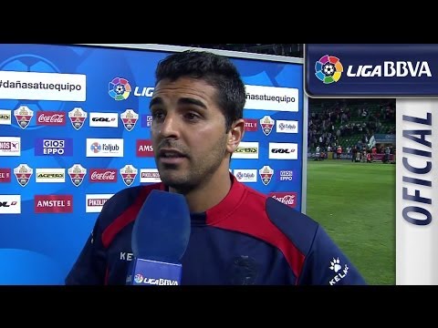 Interview Ángel after Elche CF (1-1) Levante UD - HD