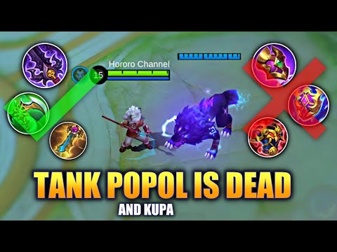 NEW POPOL WITH VERY TANKY KUPA | MOBILE LEGENDS