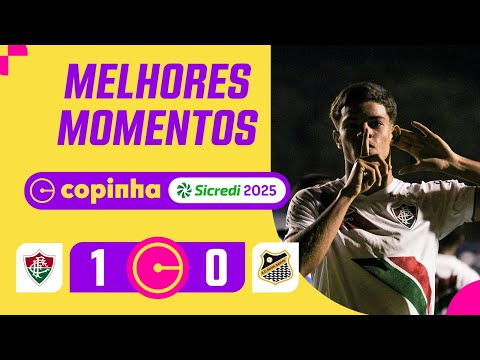 Gols e lances de Água Santa x Fluminense