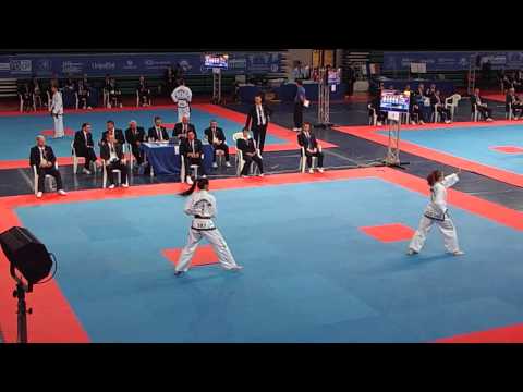 Anna Moiseienko (Ukr) v Ekaterina Simakova (Rus) Female 2nd Dan Tul Final
