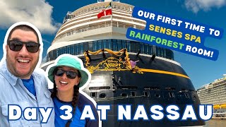 Relaxing Day on the Disney Wish | Nassau, Rainforest Room Spa & Pirate Night Fun