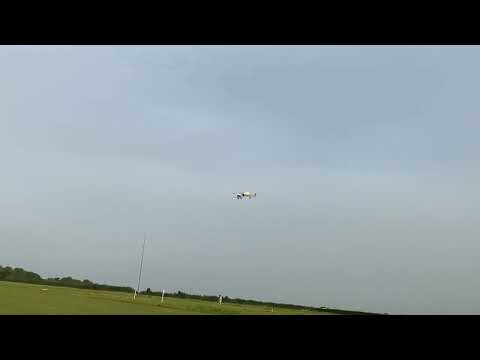 My Blériot flying at BMFA Buckminster, Sept 2023