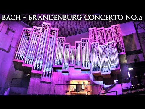 BACH - BRANDENBURG CONCERTO NO. 5 BWV 1050 (ALLEGRO) - ORGAN - JONATHAN SCOTT