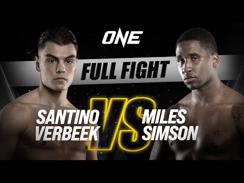 Santino Verbeek vs Miles Simson full fight