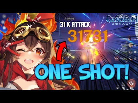 AMBER DPS Spiral ABYSS Floor 9 F2P Team Genshin Impact