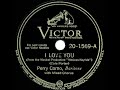 1944 Perry Como - I Love You (a cappella)