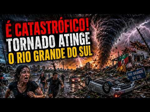 URGENTE: A SITUAÇÃO SÓ PIORA! TORNADO ATINGE O RIO GRANDE DO SUL, VÁRIOS ESTADOS EM ALERTA MÁXIMO