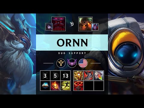 Ornn Support vs Nautilus - NA Master Patch 25.15