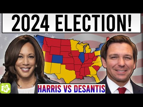 2024 Election Prediction | DeSantis vs Harris (Spring)