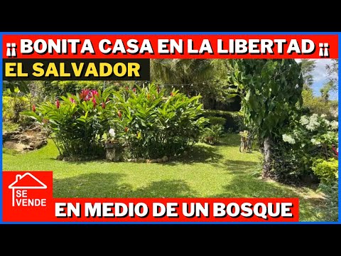 HERMOSA CASA DE UNA PLANTA EN SAN JOSÉ VILLANUEVA LA LIBERTAD EL SALVADOR