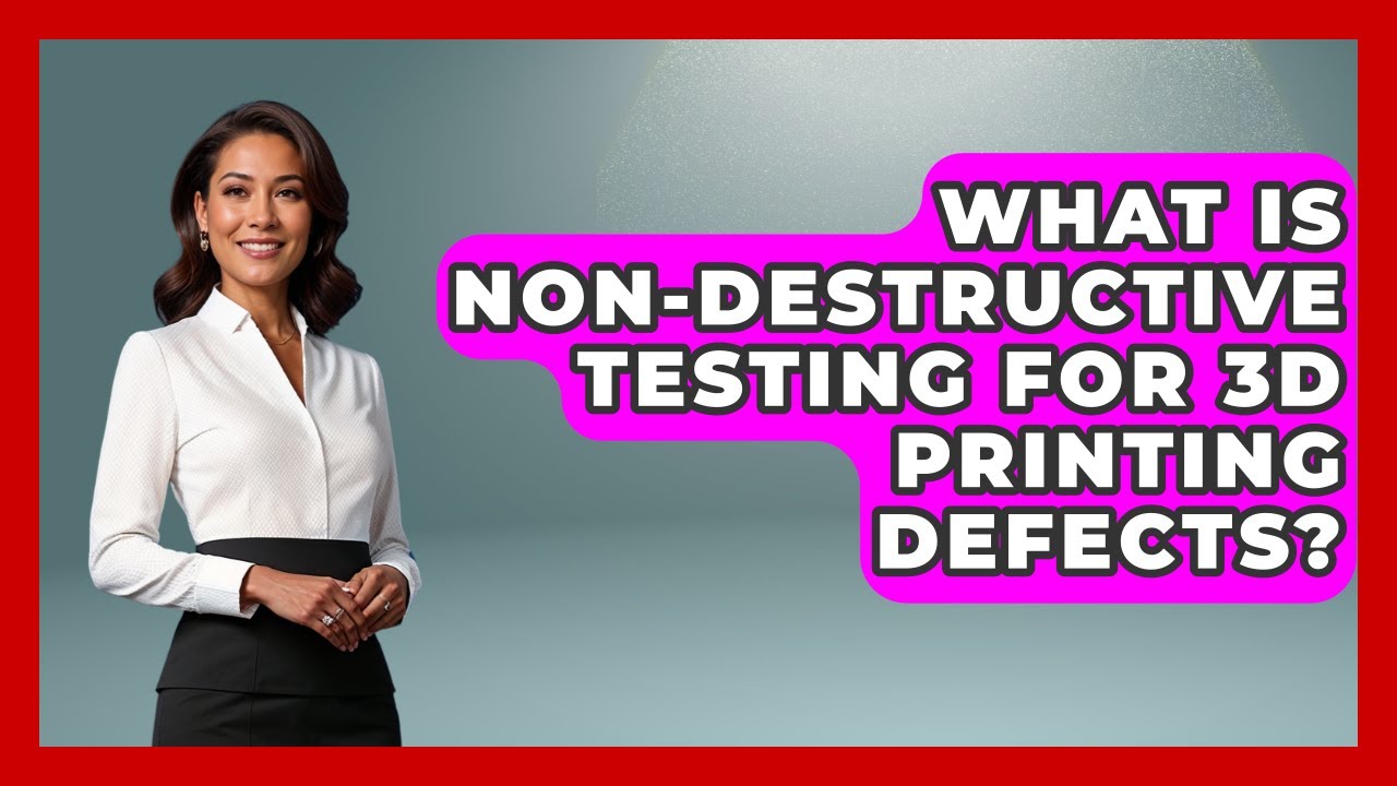 What Is Non-Destructive Testing For 3D Printing Defects? - How Things Break