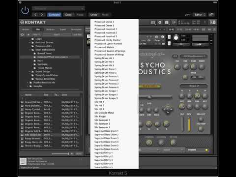Free Download Psycho Acoustics KONTAKT