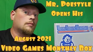 Mr. Poestyle Opens His August 2021 Video Games Monthly Box