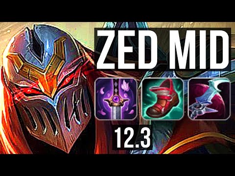 ZED vs EKKO (MID) | 10/0/6, 1.7M mastery, Legendary | NA Diamond | 12.3