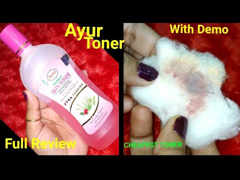 ayur skin toner effect
