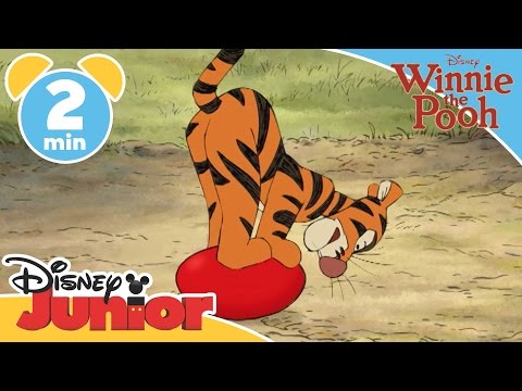 The Mini Adventures of Winnie the Pooh | Tigger's Balloon | @disneykids