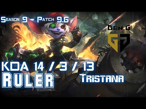 Gen Ruler TRISTANA vs MORDEKAISER ADC - Patch 9.6 KR Ranked
