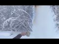 Thrown coffee, turns instantly to “Ice (Coffee)Fog”at -42. Salcha, Alaska