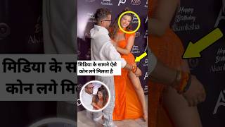 Akanksha Puri and Khesari Lal Yadav sharing a birthday hug! #shorts #short