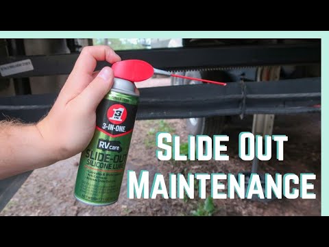 Maintaining Your Slides with 3-IN-ONE RVcare Slide-Out Silicone Lube!