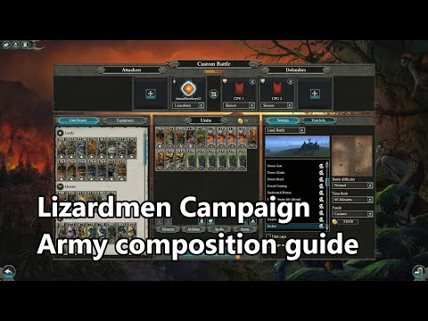 Lizardmen army composition guide for campaign (w/DLC) - Warhammer II