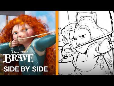 射箭比賽 | 勇敢 | 分鏡圖到決賽 (Archery Competition | Brave | Storyboards to Finals)