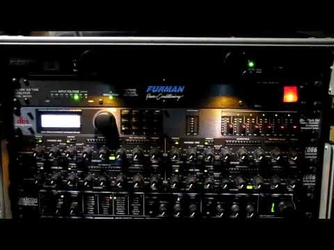 Audio equipment overview - analog FOH Rack 1/2 (compressors, effects, driverack) - Stage Left Audio